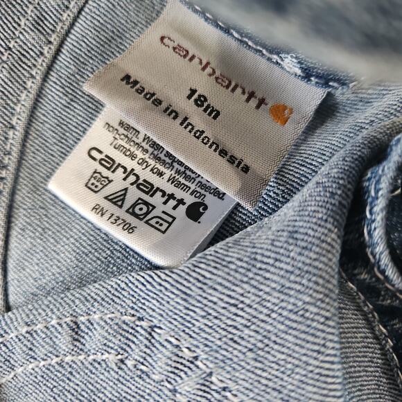 Girls Carhartt Overalls - Picture 2 of 2